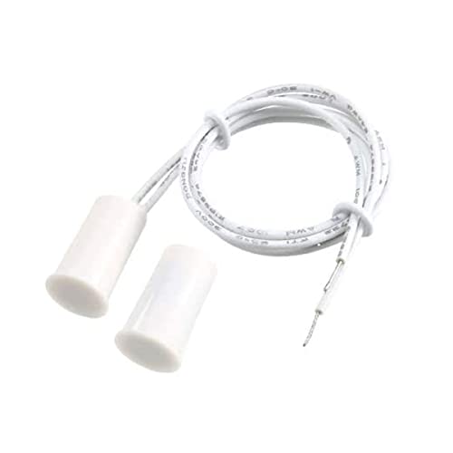 Image of Magnetic Reed Switch MC-33 NC Recessed Wired Door Window Alarm, Magneti Door Switch, Contact Sensor, for Home Security and Burglar Alarm Magnetic Reed Switch,Sets of 3