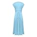 Maxi Dresses for Women 2025 Summer Womens Spring Fashion Maternity Dress Turquoise Tall (4-Light Blue,Medium)
