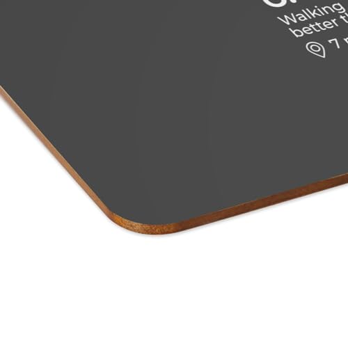 Sets de table en liège napperons noirs de table souples grand format Oswald Cobblepot lot de 4 - 4