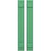 Ekena Millwork ARW101BB207X48LPH Americraft Two 2 Exterior Real Wood Joined Board-n-Batten Shutters (Per Pair), 7"W x 48"H, Lily Pads
