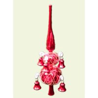Lauschaer Glaskunst-Christbaumspitzen Christbaumspitze Old Germany-Duo...