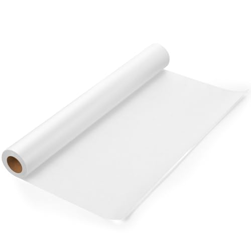 Papel de calco en rollo de 45 cm x 50 m translúcido blanco para patrones de costura y bocetos