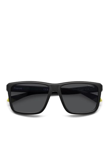 Polaroid PLD 2164/S Matte Black/Grey Polarised 58/15/145 Men's Sunglasses, Matte black/grey polarised, 58/15/1454