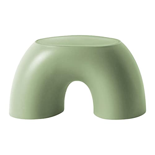 Joberio Taburete para niños, 14.17 pulgadas, simple, semicircular, pequeño taburete antideslizante, taburete ligero para niños, muebles cómodos para niños sentados, estudiando y jugando