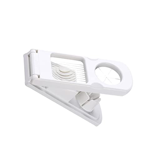 MUCKLILY Multifunctional Stainless Steel Egg Slicer Easy to Clean Egg Cutter for Sliced Boiled Essential Kitchen Tool for Home Restaurant Use