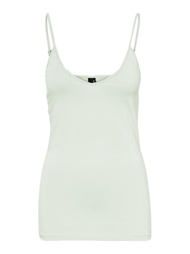 VERO MODA Damen VMMAXI My Soft V Singlet GA 4PACK, 2X Lightest Sky, Hedge Green, Citadel, XXL – Ansicht 8