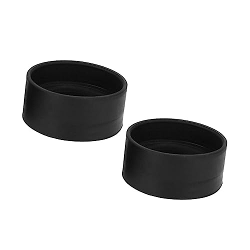KICHOUSE Eye Protector for Microscope 2pcs Rubber Eyecups Nose Pads for Lab Use