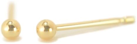 Amazon | K18イエローゴールド丸玉ピアス 2mm ボールピアス 18金 K18 1