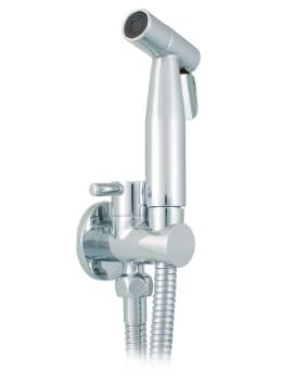 Grifo higiénico WC empotrado monomando para bidé de baño con manguera flexible