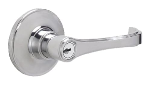 Dexter by Schlage J54TOR625 Torino Keyed Entry Lever, Bright Chrome (6.8 x 5.8 x 3.2 Inches) - image 1