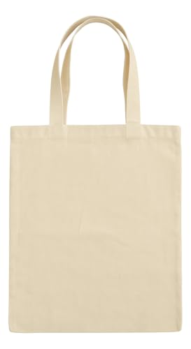 Bolsa Sacola Eco Bag de Algodão 30 x 40 cm Bege Cru Natural Ecológico e Reutilizável com Costura e Alças Reforçadas