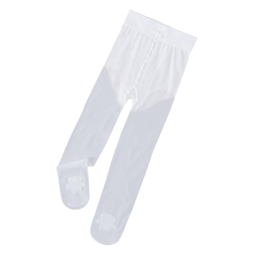 Toddler Socks, Kids Footed Tights with Fun Foot Thin Pineapple Stockings Solid Color Pantyhose for Girls 3-12T