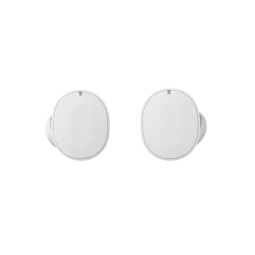 Écouteurs Fairphone Fairbuds pour réparer soi-même sa batterie sans fil blanc