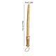 Bambus-Massagestab für Rücken, Massage-Bambus-Sauna-Stick, Holztherapie-Massage-Körperwerkzeug, Muskelhammer, Körpermassage-Hammerstab, Anti-Cellulite-Besen (2 Stück)