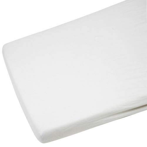 Cot Jersey Fitted Sheet 120x60cm Mattress White by For-Your-Little-One Ltd