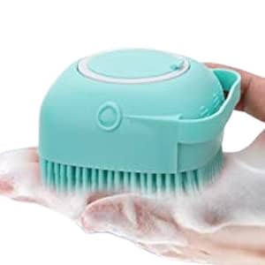 MKSL Silicon Massage Bath Brush Hair Scalp&Bathing Brush For Cleaning Body Blood_Circulation|Silicone Bath Wash Scrubber Cleaner&Massager For Shampoo Soap Dispenser|Bathing Tool|Brushes,Men&Women-image-16
