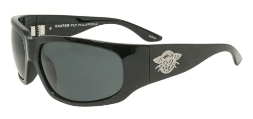 Black Flys Jay Adams Skater Fly Sunglasses - Shiny Black - Polarized