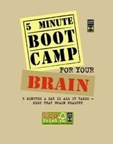 Hardcover 5 MINUTE BOOT CAMP FOR YOUR BRAIN Book