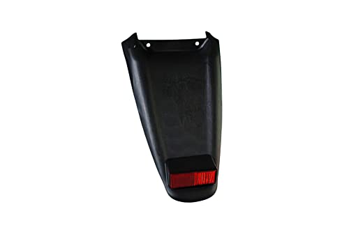 Bavette arrière Teknix Compatible avec Scooter MBK 50 Stunt Après 2000 avec catadioptre