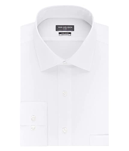 Van Heusen Men's Dress Shirt Regular Fit Flex Collar Stretch Solid3