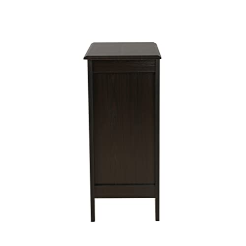 Onespace Eleanor 2-Shelf Bookcase, Vertical Bookshelf, Espresso #TOP1