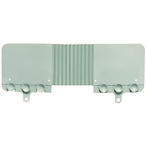 Moslate Sink Splash Baffle Guard, Anti-fracture Kitchen Sink Splash Guard with Sucker, Silicone Sink Water soft Baffle, Foldable Sink Water barrier, Kitchen Splashproof Accessory for Sink Basin Cover