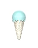 Apercik Ice Cream Shaped Cat Mint Wall Ball Toys, Rotatable Catnip Ball Edible Kitten Toy, Cat Teeth Dental Catnip(Blue)