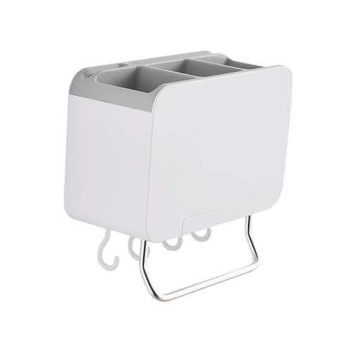 VINTORKY 1Pieza Soporte de Pared Organizador de Cocina Multi Funcional con Drenaje Taladro Color