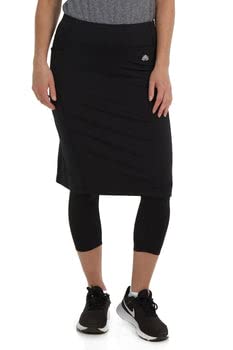 Snoga Athletics- Women's Sport Snoga 21in Modest Midi Pencil Skirt w/Leggings & 2 Pockets for Exercise and Swimming, Black2