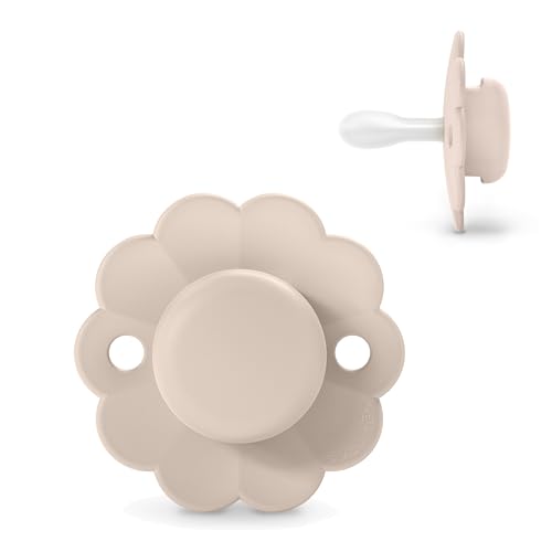 Suavinex, Chupete Wonder para Bebés 0/6 Meses, Chupete Redondo con Tetina Fisiológica de Silicona SX Pro, Tetina Simétrica, Plana, Flexible, Respeta el Desarrollo Bucodental, Apto Recién Nacido, Mauve