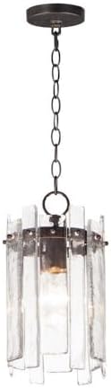 Maxim Warren - 1 Light Pendant-12 Inches Tall and 7.5 Inches Wide -Traditional Installation