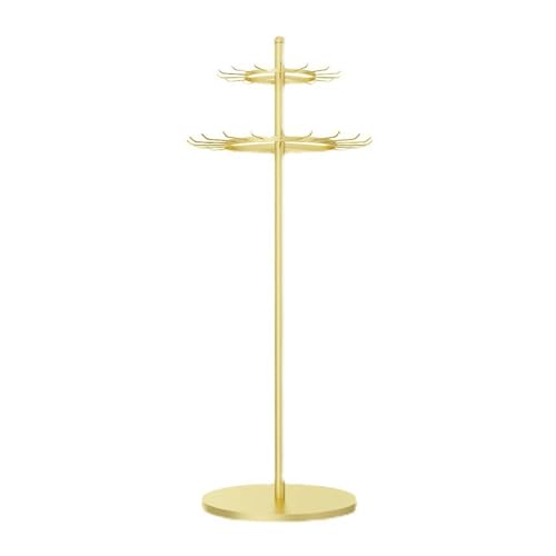 Porte-cravates en métal et support de ceinture sur pied pour chambre