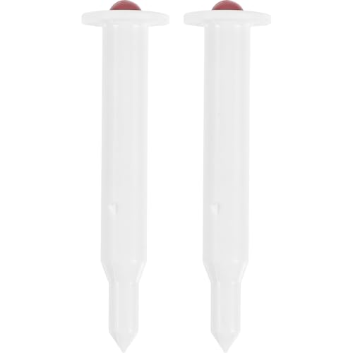 GARVALON Termómetro para Barbacoa de Acero Inoxidable Medidor de Temperatura Instantáneo para Horno y Parrilla Herramienta Portátil para Alimentos Pack de 2 Unidades Adecuado para