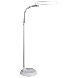 OttLite V23WGT 18-watt Refresh Floor Lamp without Wheels, White Finish