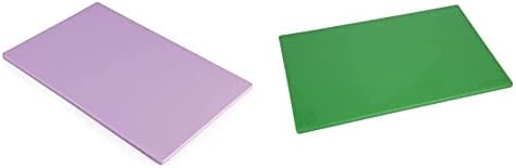 Hygiplas 23017 GL295 LDPE Chopping Board Purple 450x300x12mm Kitchen Cutting Slicing
