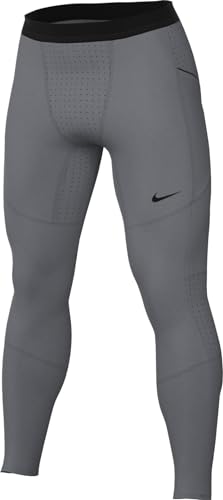 Nike Pro Warm Men's Tights (Smoke Grey/Black, FB7961-084) Size Small