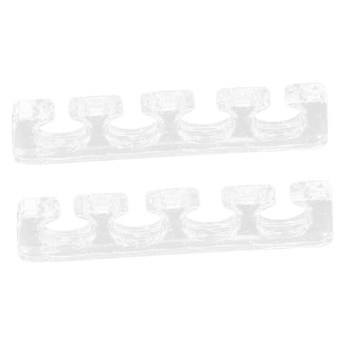 FOMIYES Women Toe Separators Nail Art Toe Dividers Pedicure Tools for Feet Spa Silicone Foot Toe Dividers