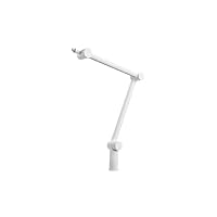 BOMGE Adjustable Boom Arm Mic Stand - Heavy Duty Suspension Boom Scissor Arm Stand With Cable Management Channels Desk Clamp For Podcasts Streaming