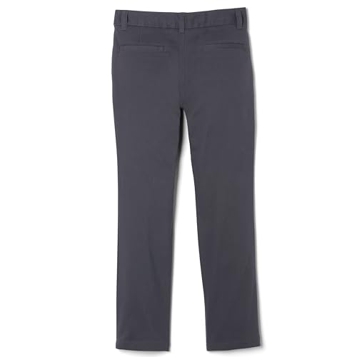 Image of French Toast Girls' Straight Fit Stretch Twill Pant | Adjustable waist, Reinforced knees, Offerend in Standard & Plus sizes, Straight leg school uniform pant