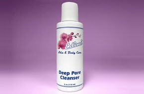 Edimi Deep Pore Cleanser with Fruit Acids, Sage Extract, Cucumber Extract, Slippery Elm Bark Extract and Balm Mint (4 ounces) (all natural, fragrance free)