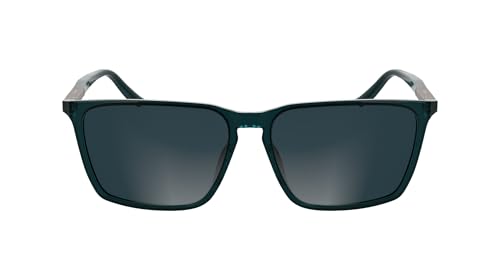 Lunettes de soleil homme Calvin Klein CK25505S rectangulaires bleues