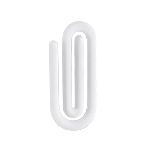 Trombones en acrylique transparents de forme créative pour fournitures de bureau