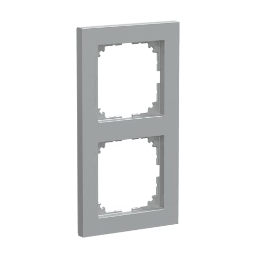 Merten System M Pure Frame, 2-Gang, Aluminium, MEG4020 Pi-3660, 2-Fach - Image 2