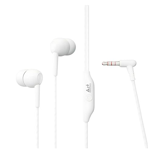 Image of Loud Pro Wired Earphone with Powerful HD Mic for Clear Sound, in-Line Volume Controller & Noise Cancellation Compatible with only 3.5mm Jacks in Mobiles- White
