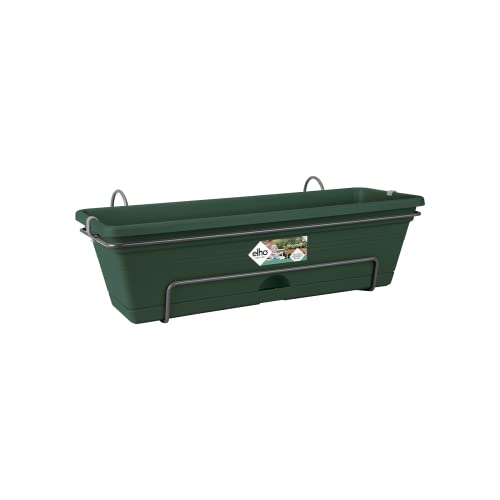 Elho Green Basics Balconnière Allin1 50 - Planteur - Leaf Green - Extérieur & Balcon - L 25.7 x W 47.3 x H 16.7 cm