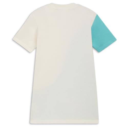 PUMA Kids Girls Winston Color Block Short Sleeve Dress X Squish Casual Casual - Beige, Blue2