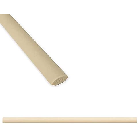QDÉCOR Quarter Round Tile Liner, 1/2 x 12 Inch Jolly Tile Edge Trim, Travertine Matte, 6 Pack Cover
