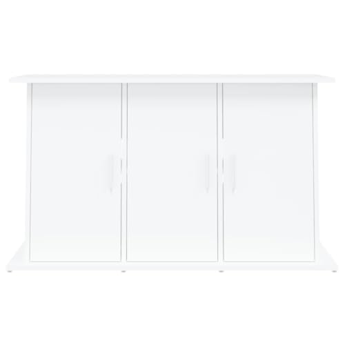 Support pour aquarium en bois blanc meuble intérieur stable