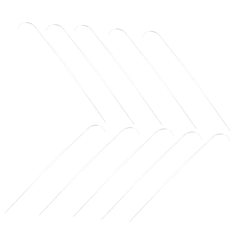 Gogogmee Open Loop Beading Needles 10pcs Pack Bead Threaders for Jewelry Twisted Wire Needles Ideal for DIY Projects