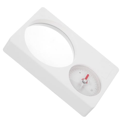 Brújula de navegación blanca Homoyoyo con lupa para camping
